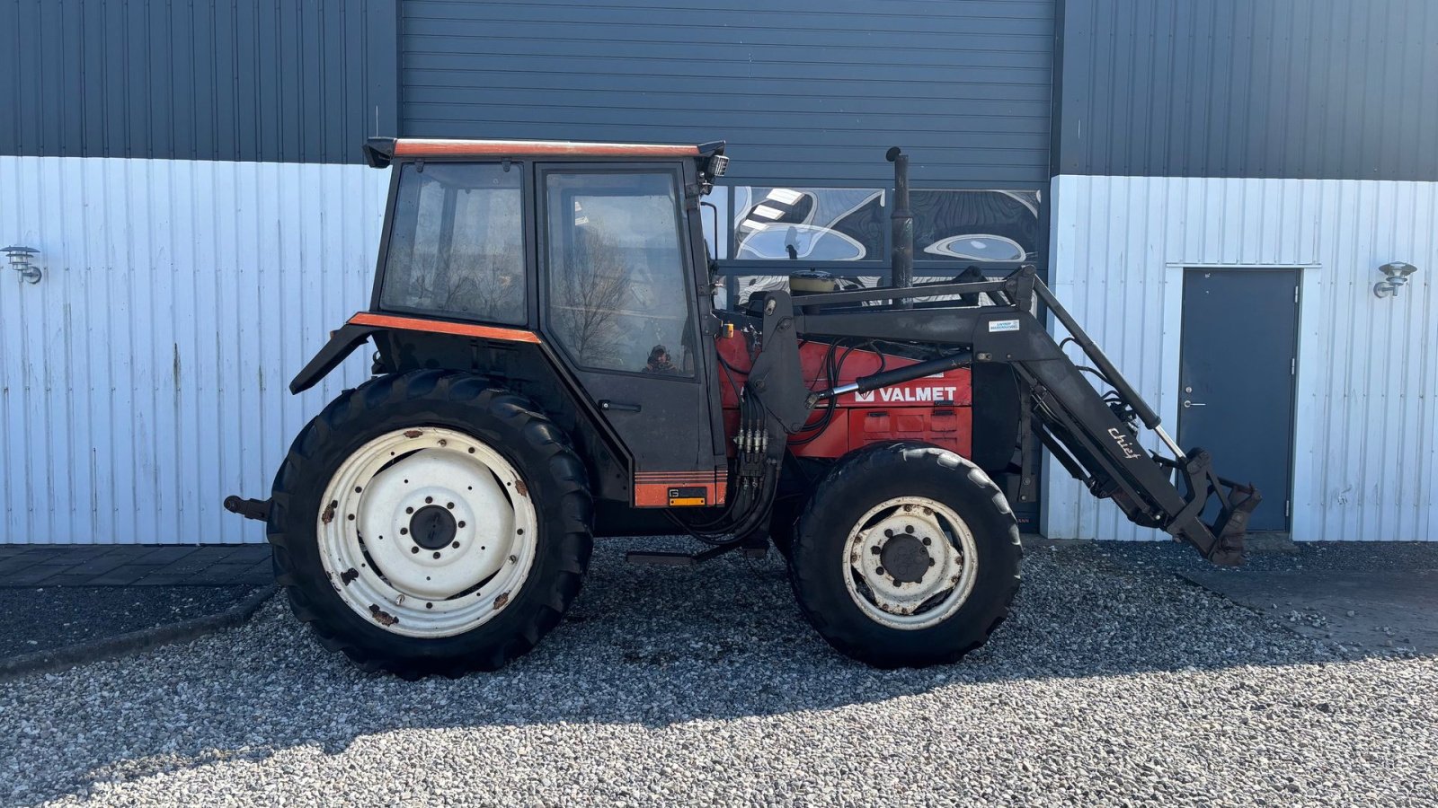 Traktor typu Valmet 505 GLTX med frontlæsser, Gebrauchtmaschine w Thorsø (Zdjęcie 1)