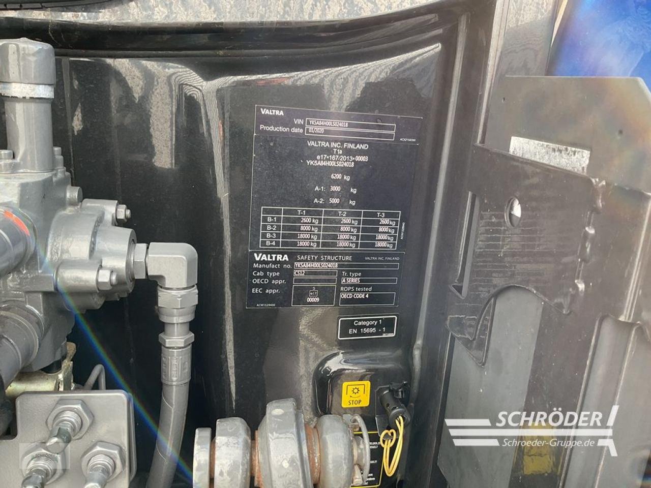 Traktor des Typs Valtra A 84 SH, Gebrauchtmaschine in Wildeshausen (Bild 7)