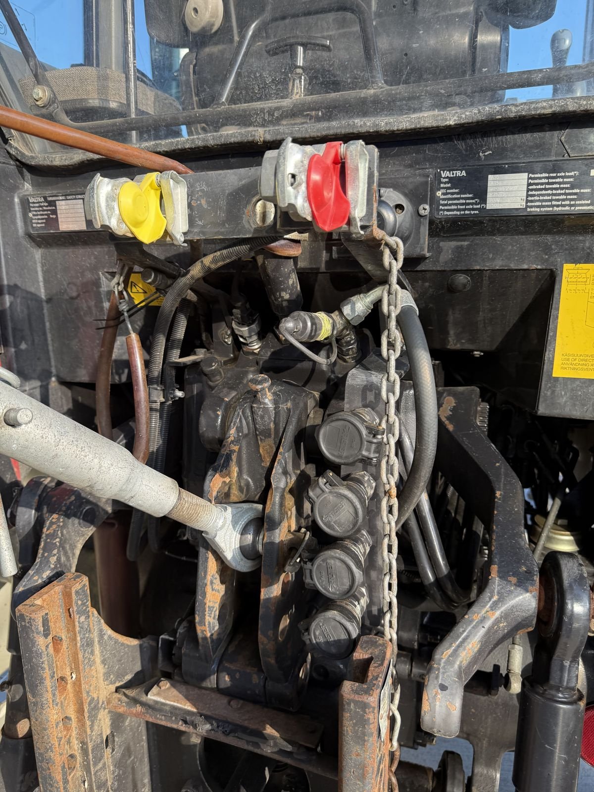 Traktor Türe ait Valtra A 95, Gebrauchtmaschine içinde Hohenruppersdorf (resim 10)