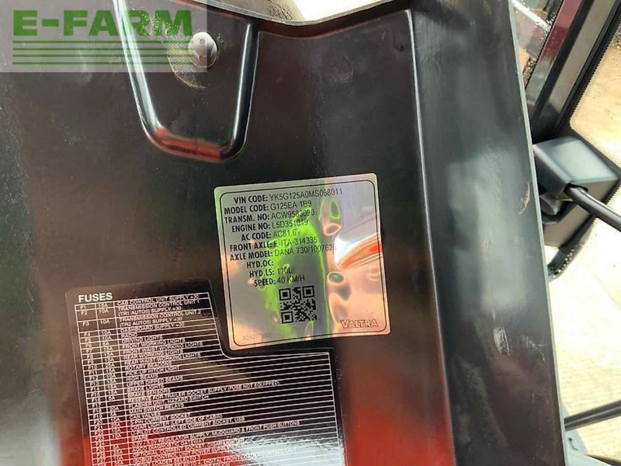 Traktor типа Valtra g125 active tractor (st25675) Active, Gebrauchtmaschine в SHAFTESBURY (Фотография 28)
