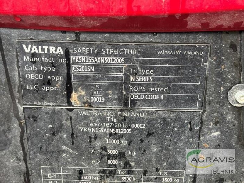 Traktor of the type Valtra N 155 EA 2B1, Gebrauchtmaschine in Schladen (Picture 25)