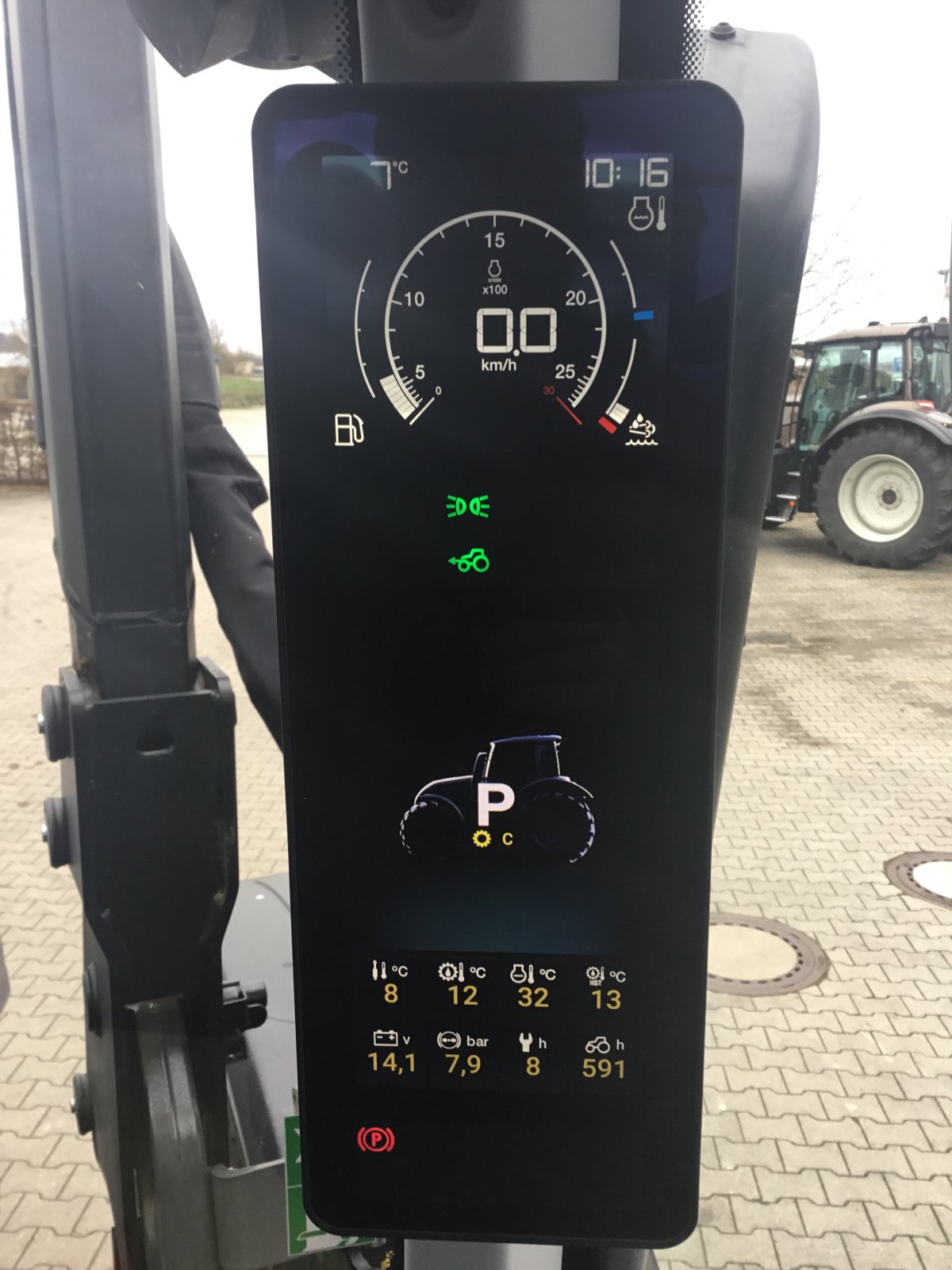 Traktor типа Valtra N 175 D, Gebrauchtmaschine в Deggendorf (Фотография 9)