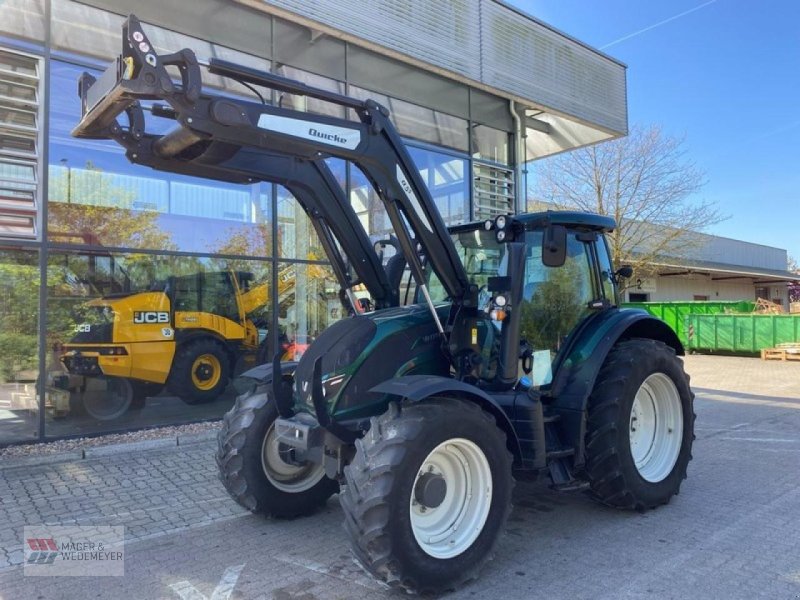 Traktor des Typs Valtra N104 MIT QUICKE FRONTALDER, Gebrauchtmaschine in Oyten (Bild 1)