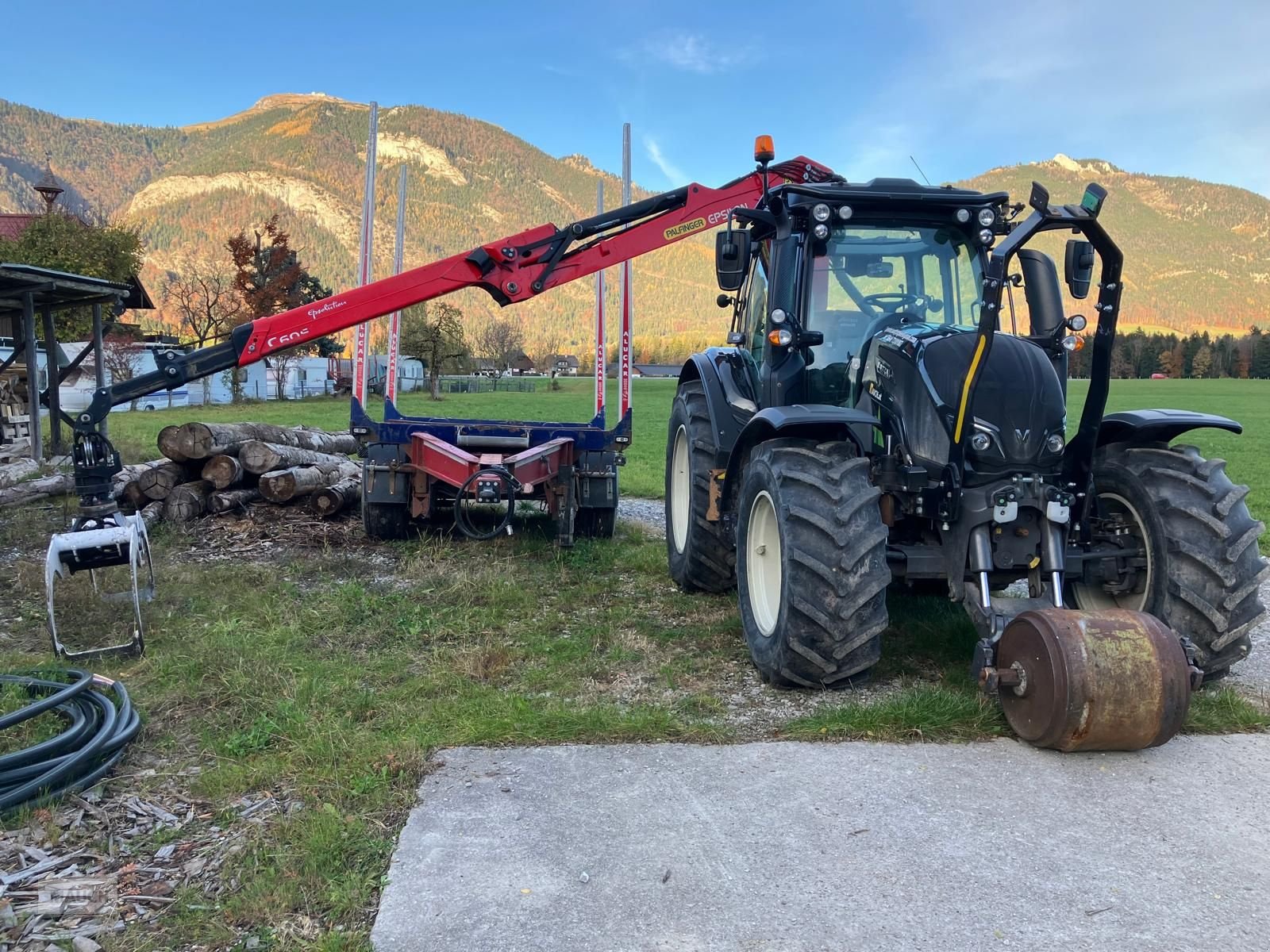 Traktor a típus Valtra N154 Direct  + Rüfa, Gebrauchtmaschine ekkor: Burgkirchen (Kép 4)