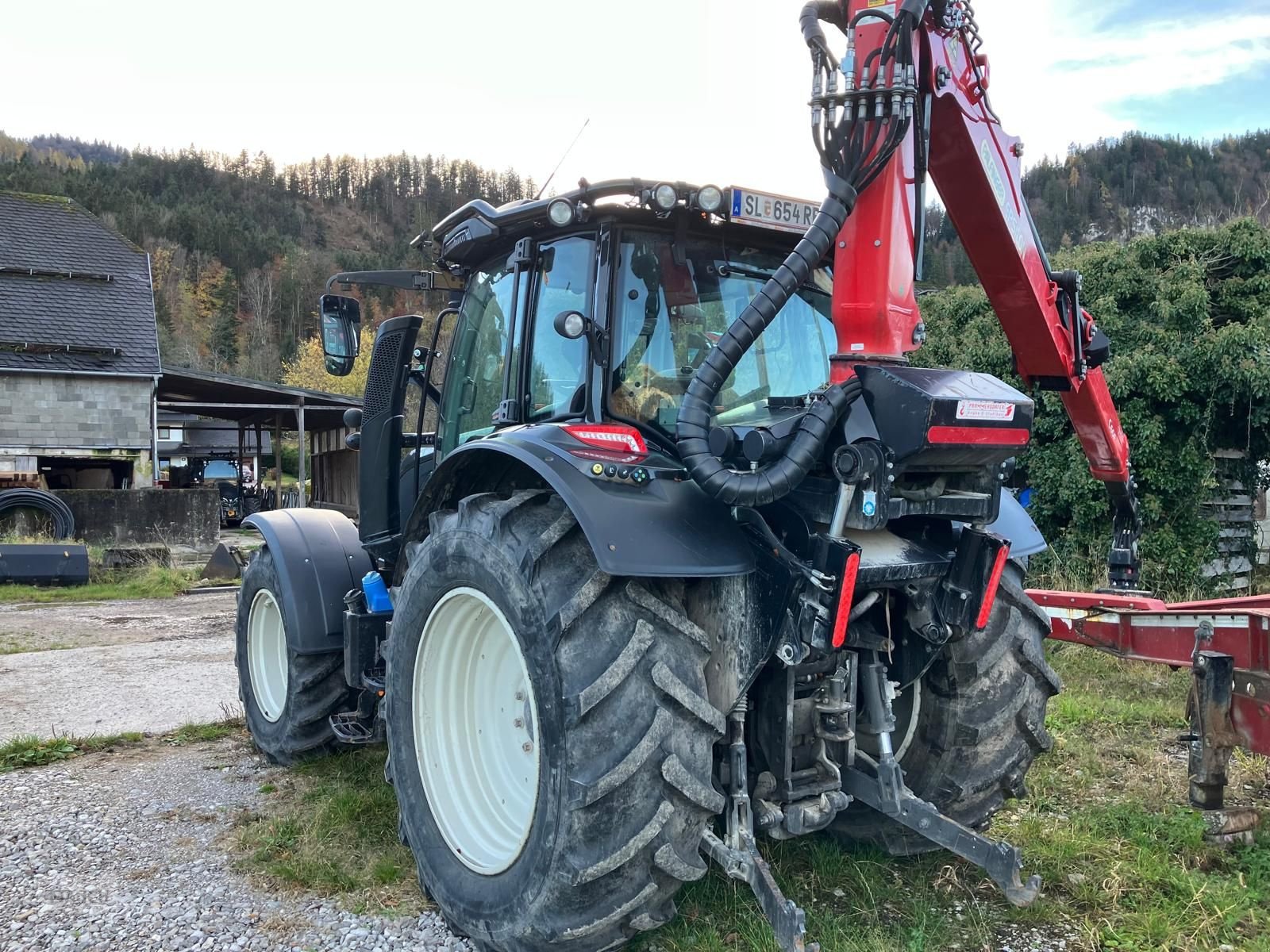 Traktor a típus Valtra N154 Direct  + Rüfa, Gebrauchtmaschine ekkor: Burgkirchen (Kép 5)