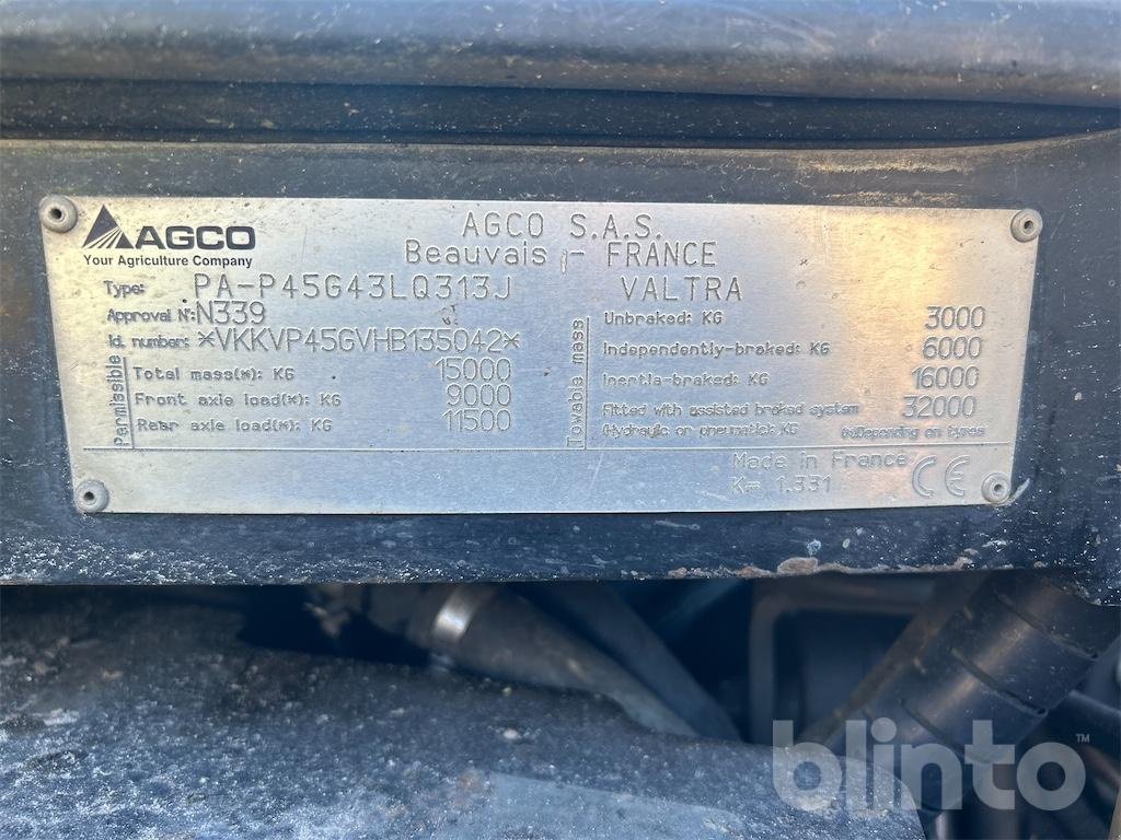 Traktor van het type Valtra S 294, Gebrauchtmaschine in Düsseldorf (Foto 5)