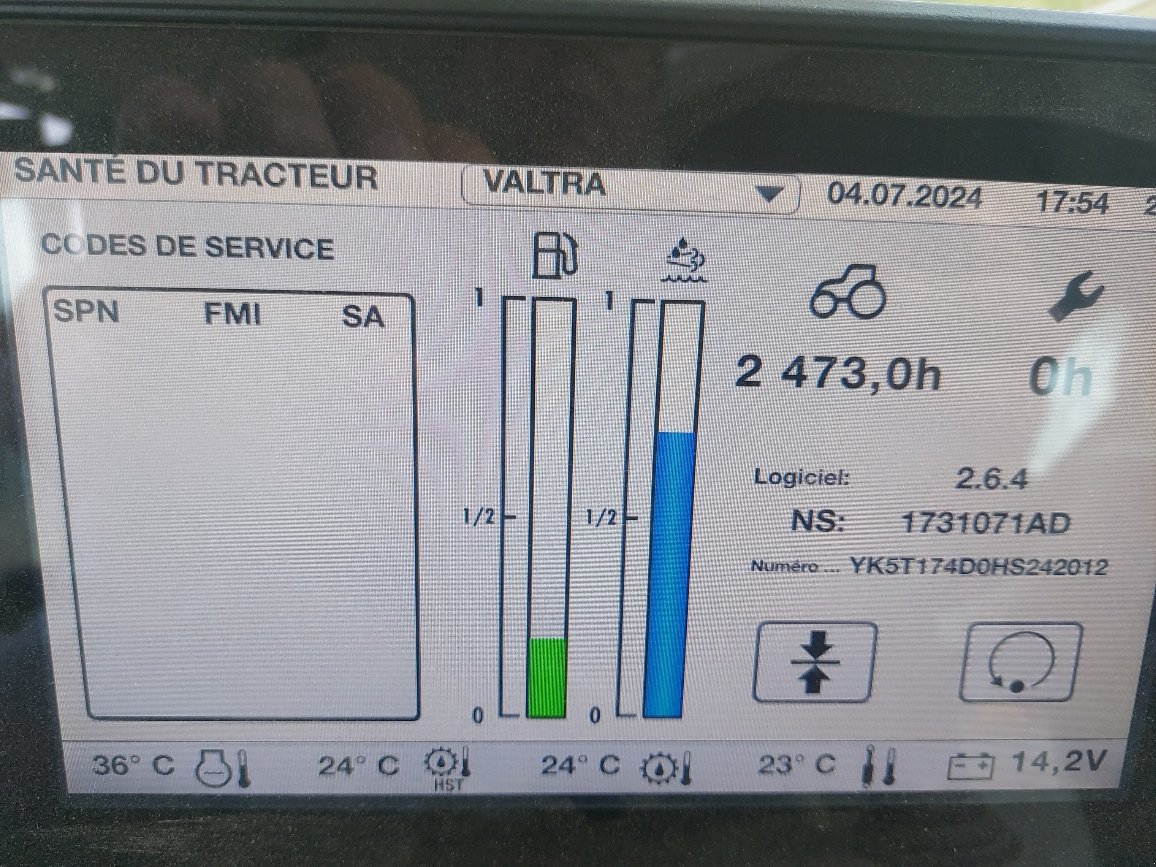 Traktor typu Valtra T 174e D SmartTouch, Gebrauchtmaschine w LABASTIDE MURAT (Zdjęcie 11)