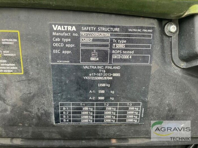 Traktor tip Valtra T 215 D 2A1, Gebrauchtmaschine in Uelzen (Poză 9)