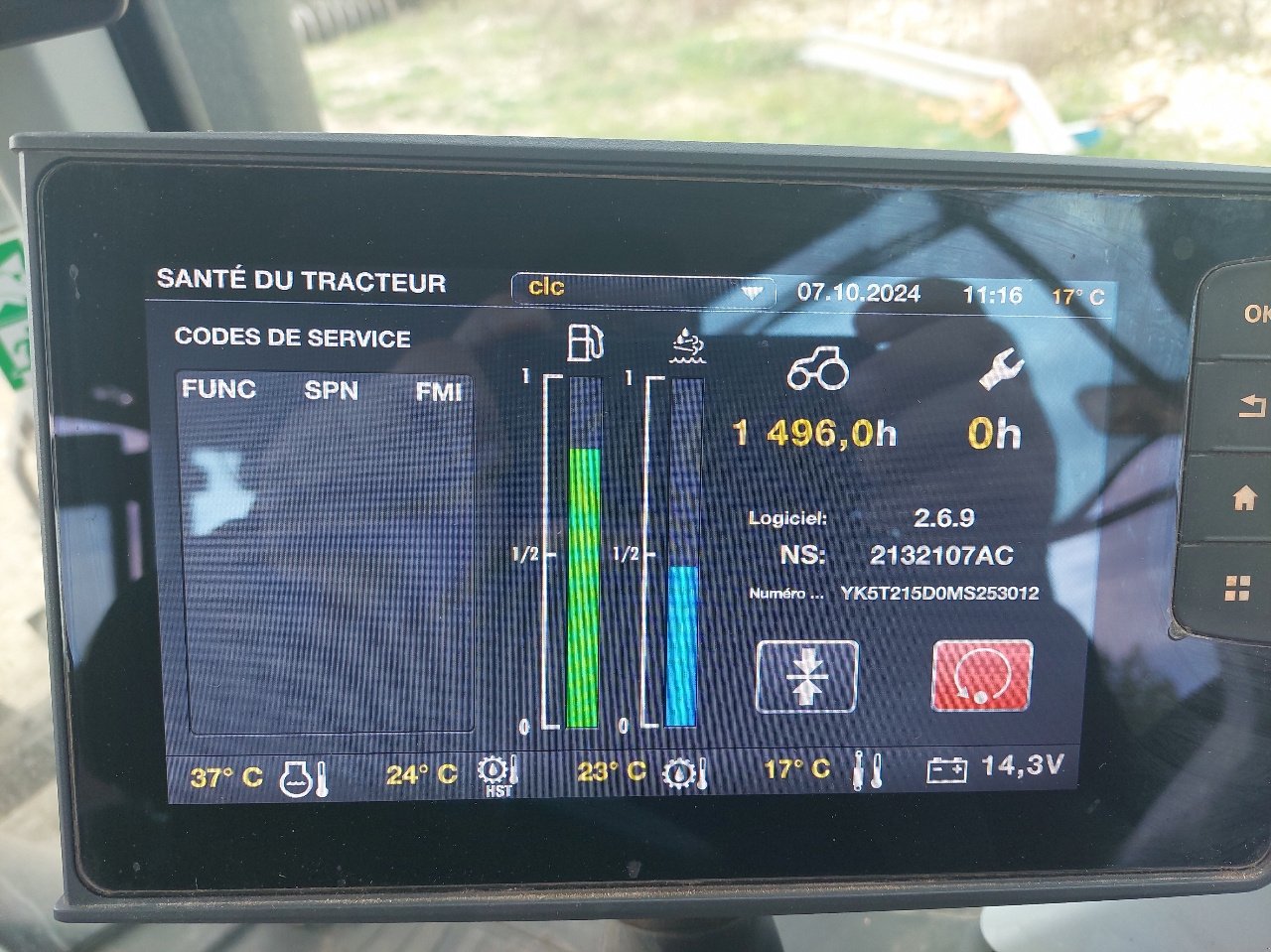 Traktor des Typs Valtra T 215 DIRECT, Gebrauchtmaschine in Calmont (Bild 11)