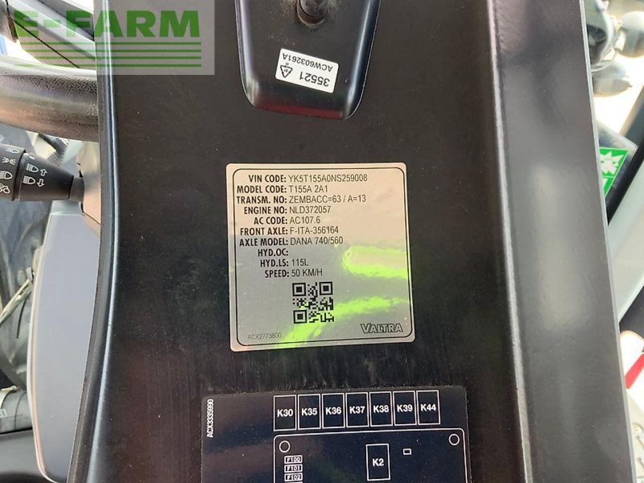 Traktor tip Valtra t155 active (st26475), Gebrauchtmaschine in SHAFTESBURY (Poză 30)