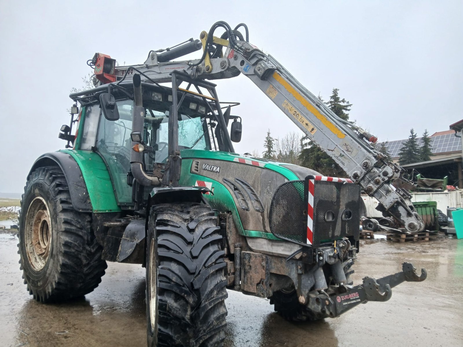 Traktor van het type Valtra T162, Gebrauchtmaschine in Tannhausen (Foto 3)