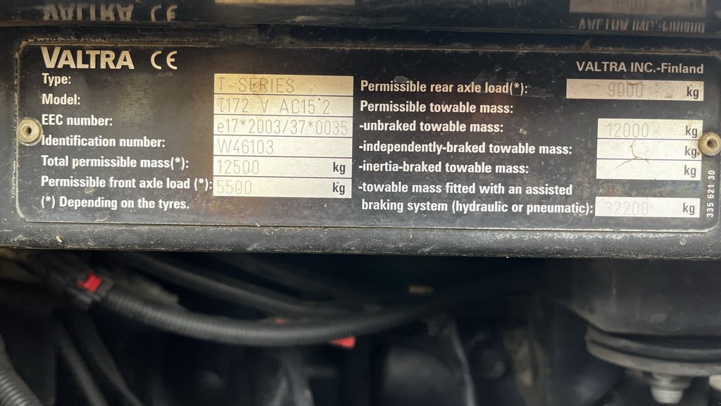 Traktor typu Valtra T172V, Gebrauchtmaschine v Calmont (Obrázek 5)