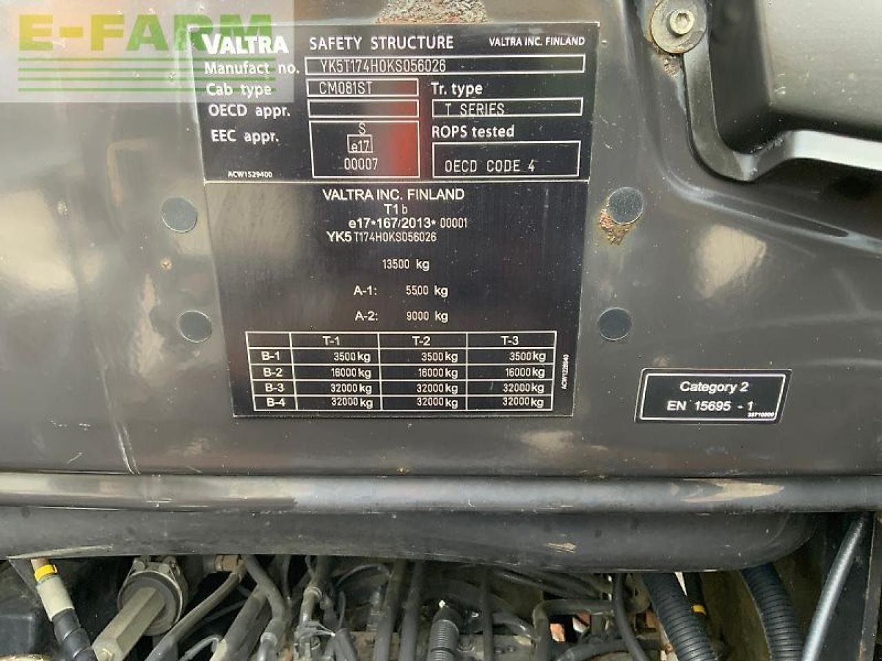 Traktor typu Valtra t174 hi tech tractor (st25043), Gebrauchtmaschine v SHAFTESBURY (Obrázek 14)