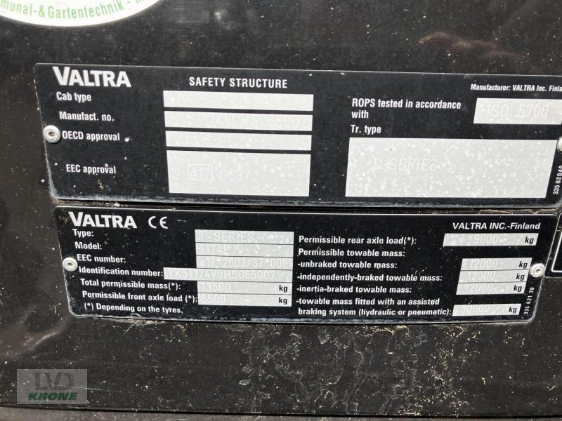 Traktor typu Valtra T174 Versu, Gebrauchtmaschine v Spelle (Obrázek 14)