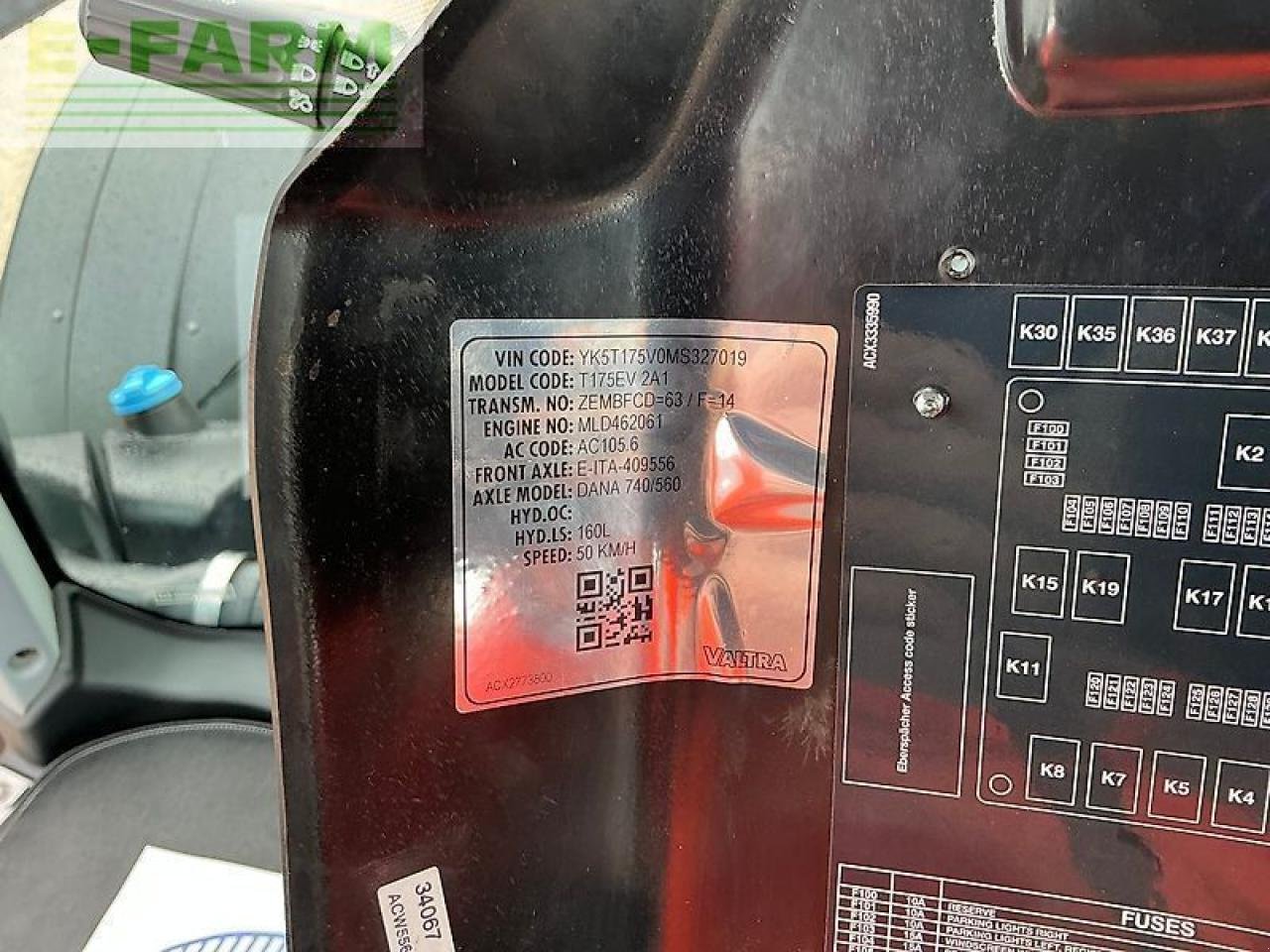 Traktor of the type Valtra t175 versu tractor (st25520) Versu, Gebrauchtmaschine in SHAFTESBURY (Picture 26)