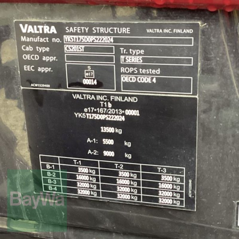 Traktor typu Valtra T175ED VALTRA TRAKTOR, Gebrauchtmaschine w Nuertingen (Zdjęcie 12)