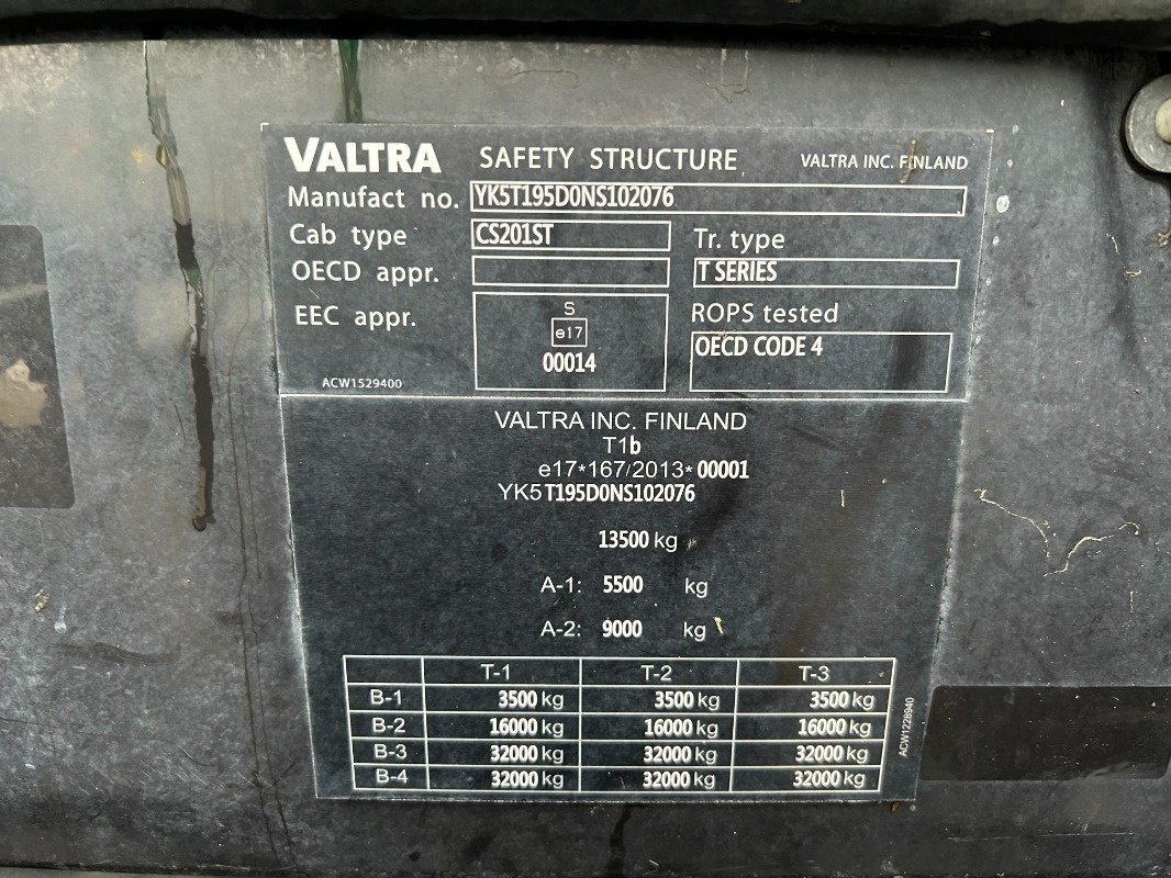 Traktor Türe ait Valtra T195, Gebrauchtmaschine içinde Sittensen (resim 24)
