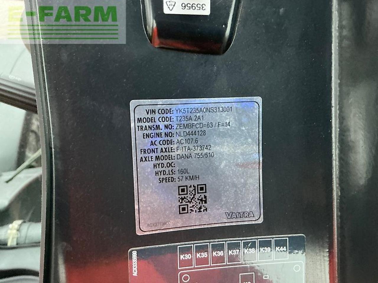 Traktor typu Valtra t235 active tractor (st25715), Gebrauchtmaschine v SHAFTESBURY (Obrázek 24)