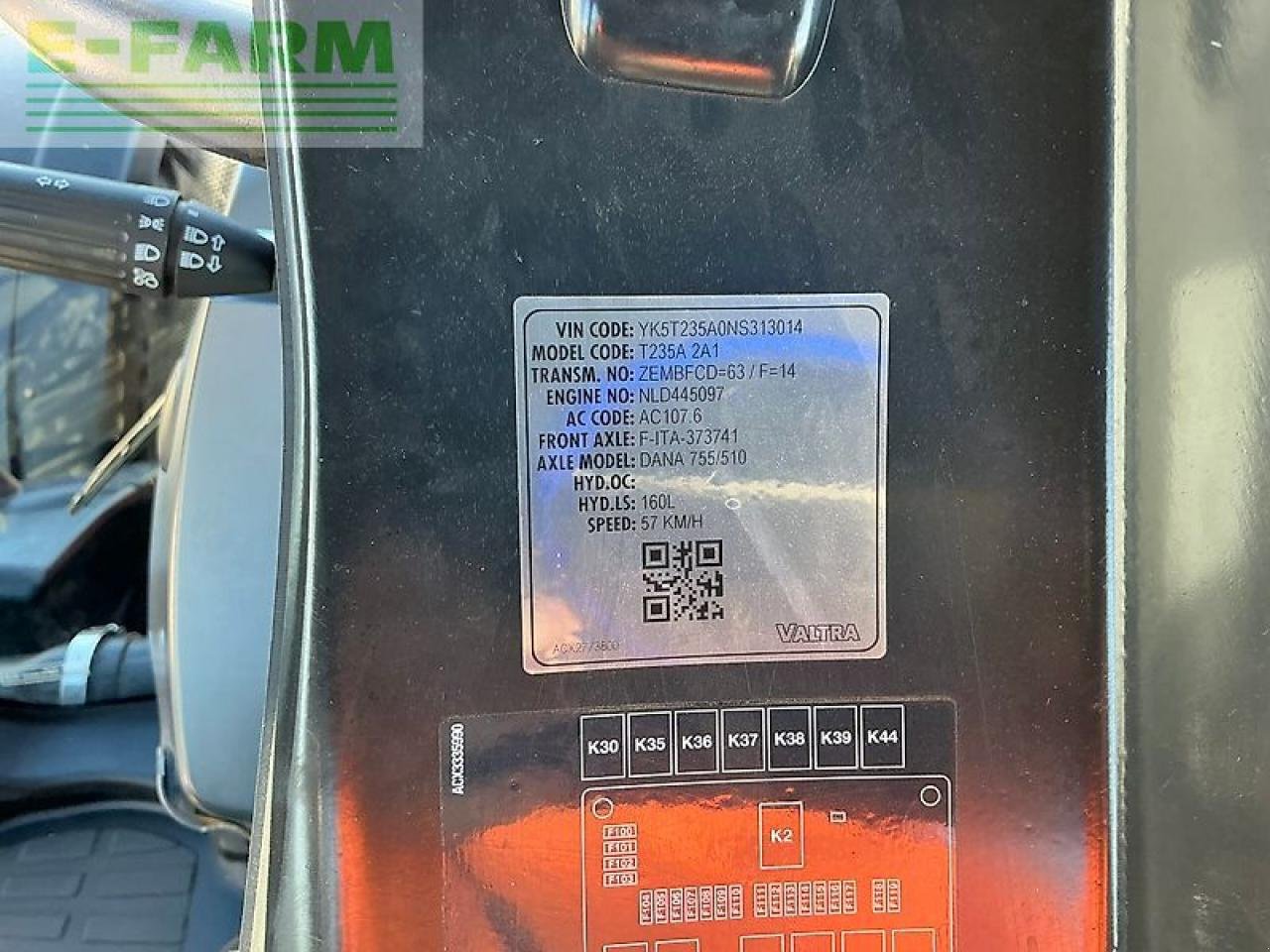 Traktor typu Valtra t235 active tractor (st25716), Gebrauchtmaschine w SHAFTESBURY (Zdjęcie 21)