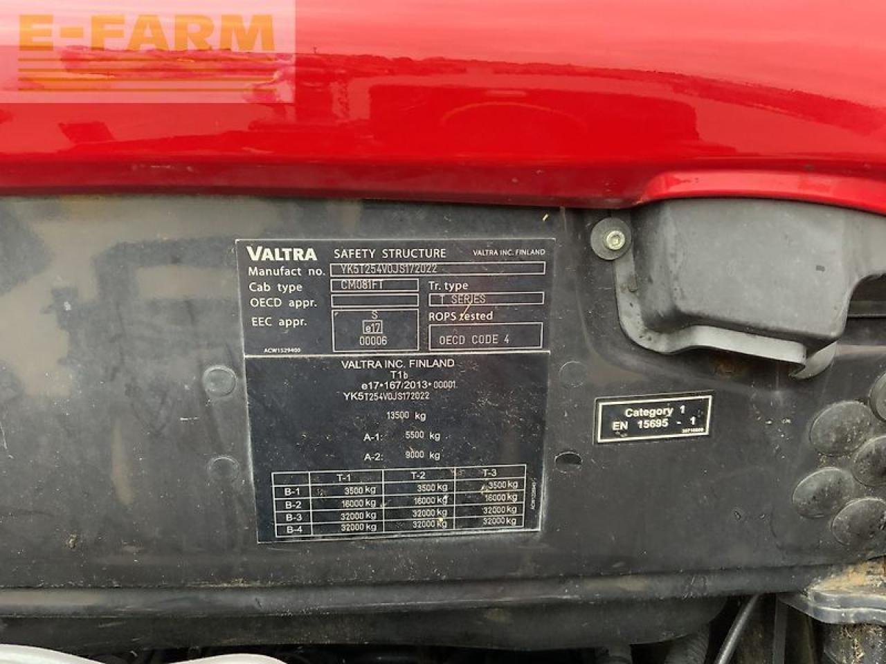 Traktor des Typs Valtra t254 versu tractor (st24771) Versu, Gebrauchtmaschine in SHAFTESBURY (Bild 17)