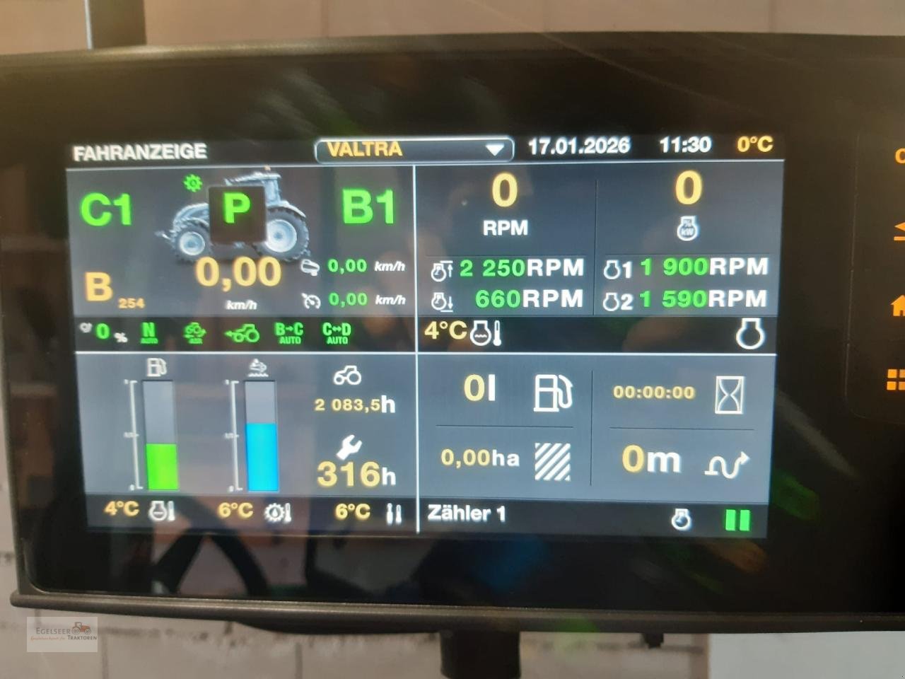 Traktor typu Valtra T254V Smart Touch, Gebrauchtmaschine v Fürth / Burgfarrnbach (Obrázek 5)