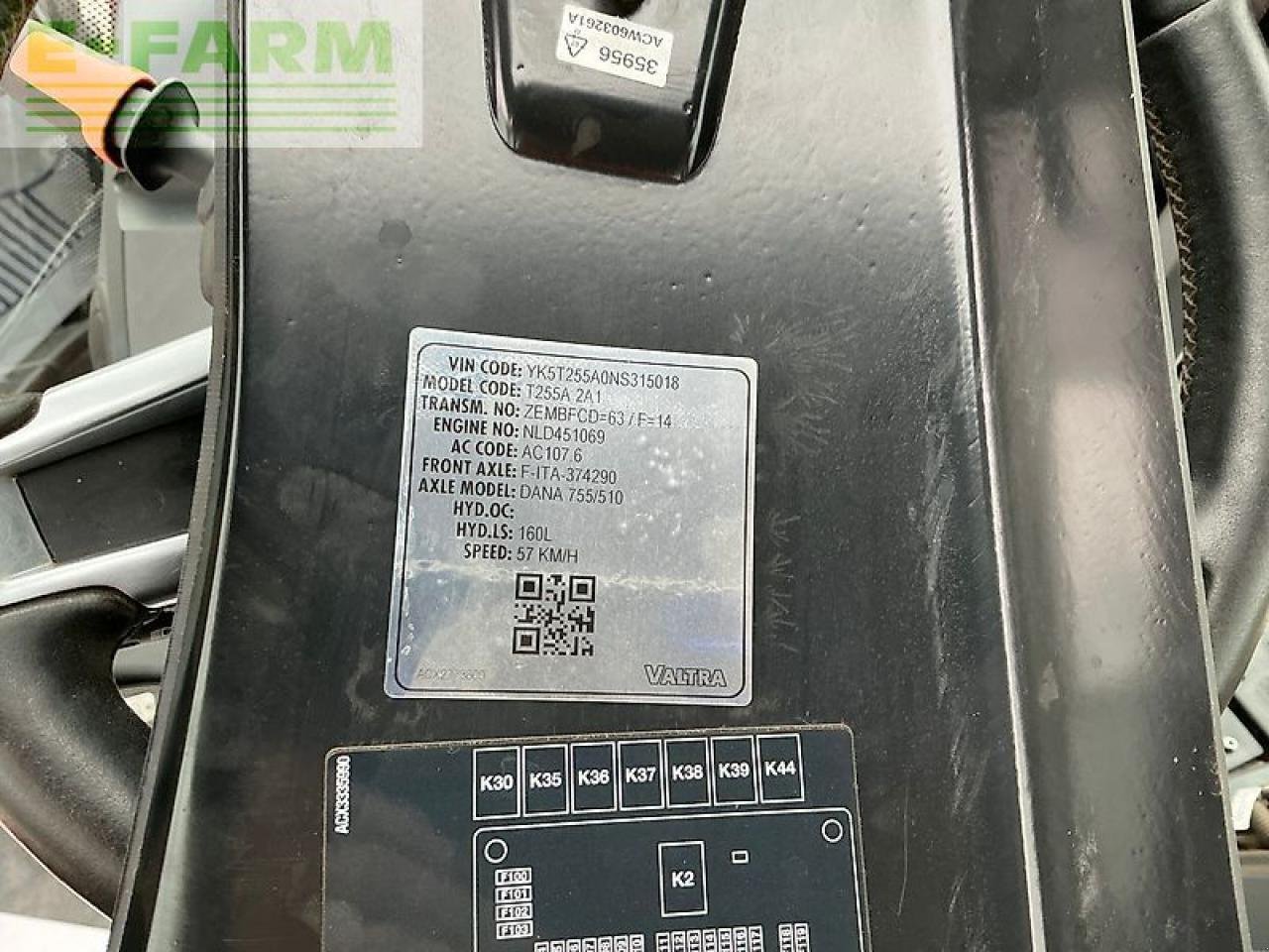 Traktor typu Valtra t255 active tractor (st25714), Gebrauchtmaschine w SHAFTESBURY (Zdjęcie 29)