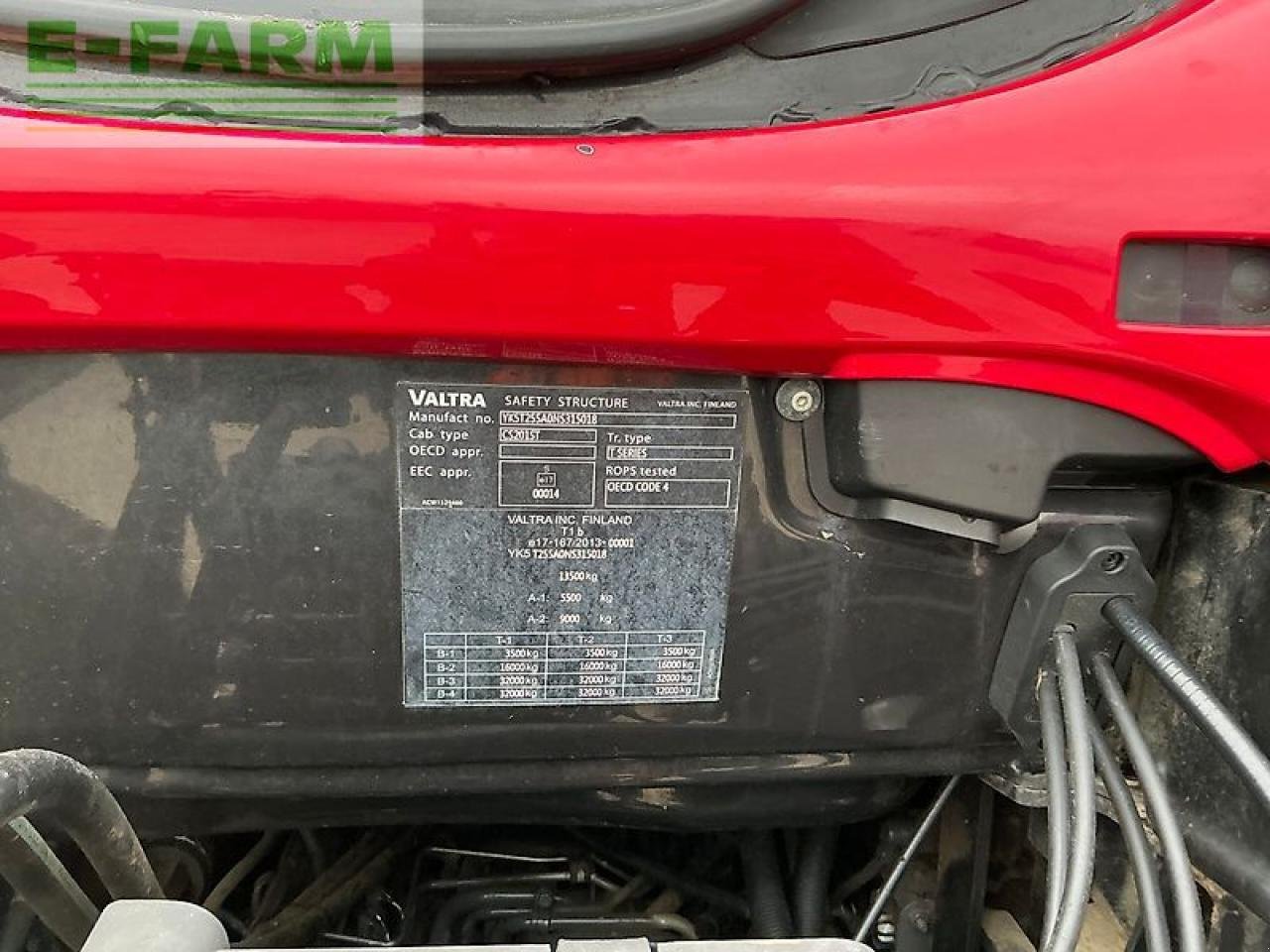 Traktor Türe ait Valtra t255 active tractor (st25714), Gebrauchtmaschine içinde SHAFTESBURY (resim 15)