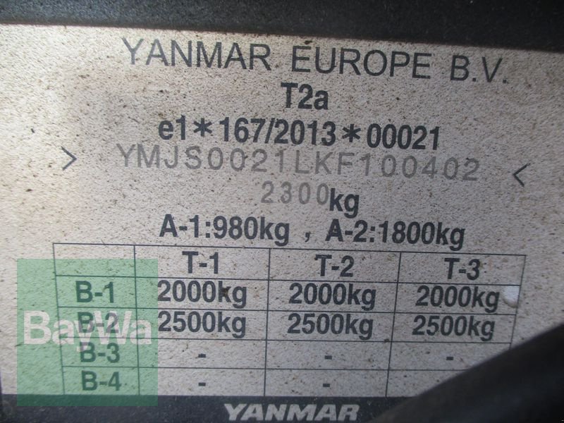 Traktor des Typs Yanmar YT 235 #670, Gebrauchtmaschine in Schönau b.Tuntenhausen (Bild 17)