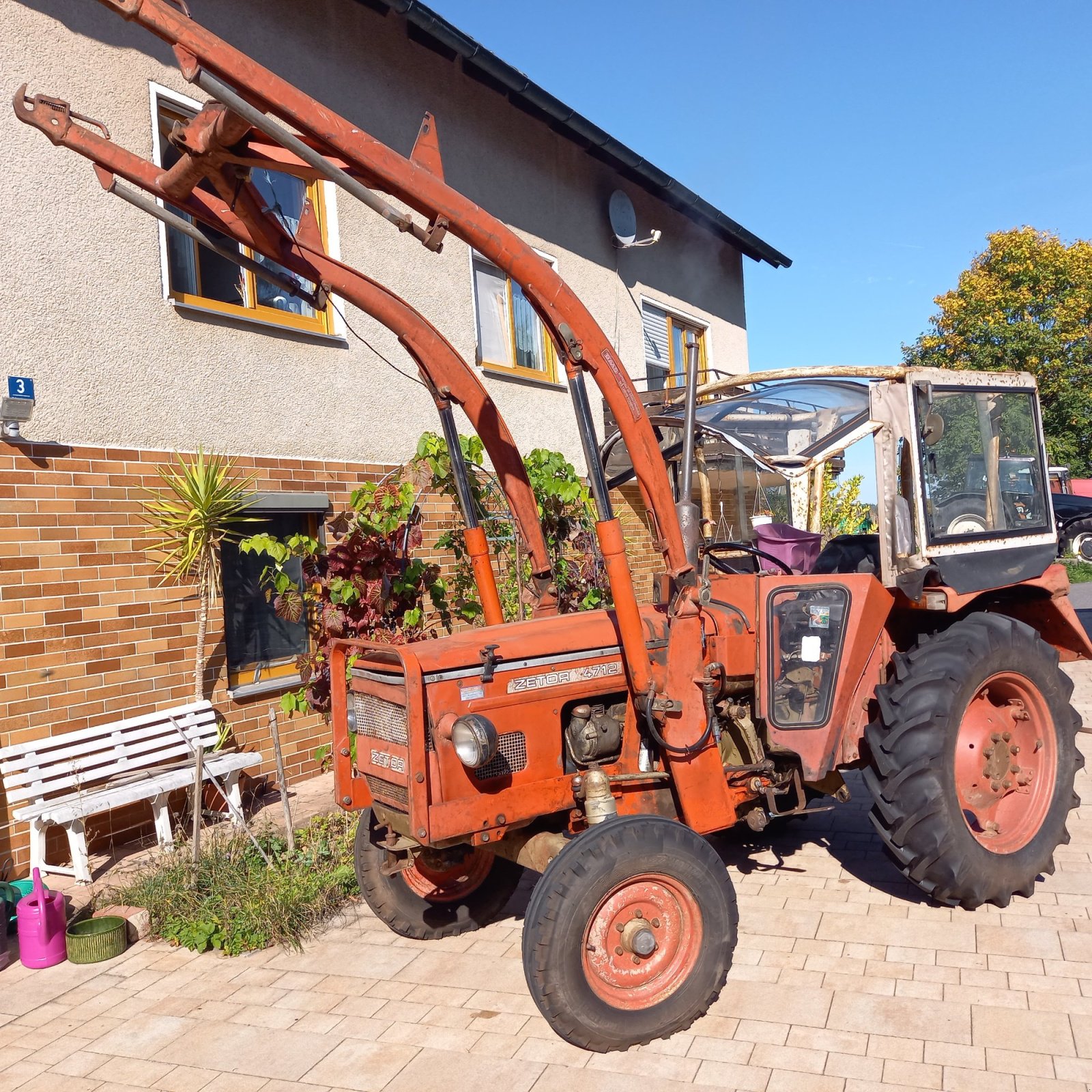 Traktor du type Zetor 4712, Gebrauchtmaschine en Reuth (Photo 1)