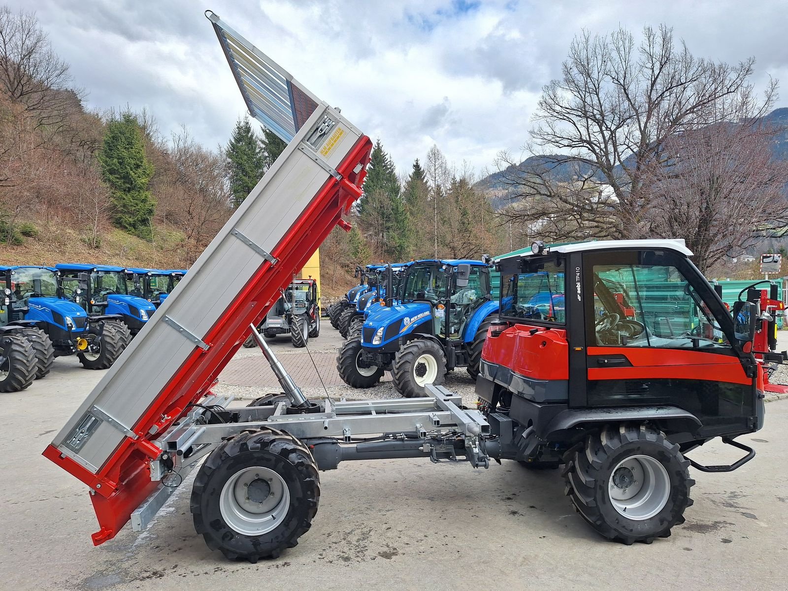 Transportfahrzeug типа Aebi TP 410 mit Kipperbrücke, Gebrauchtmaschine в Burgkirchen (Фотография 7)
