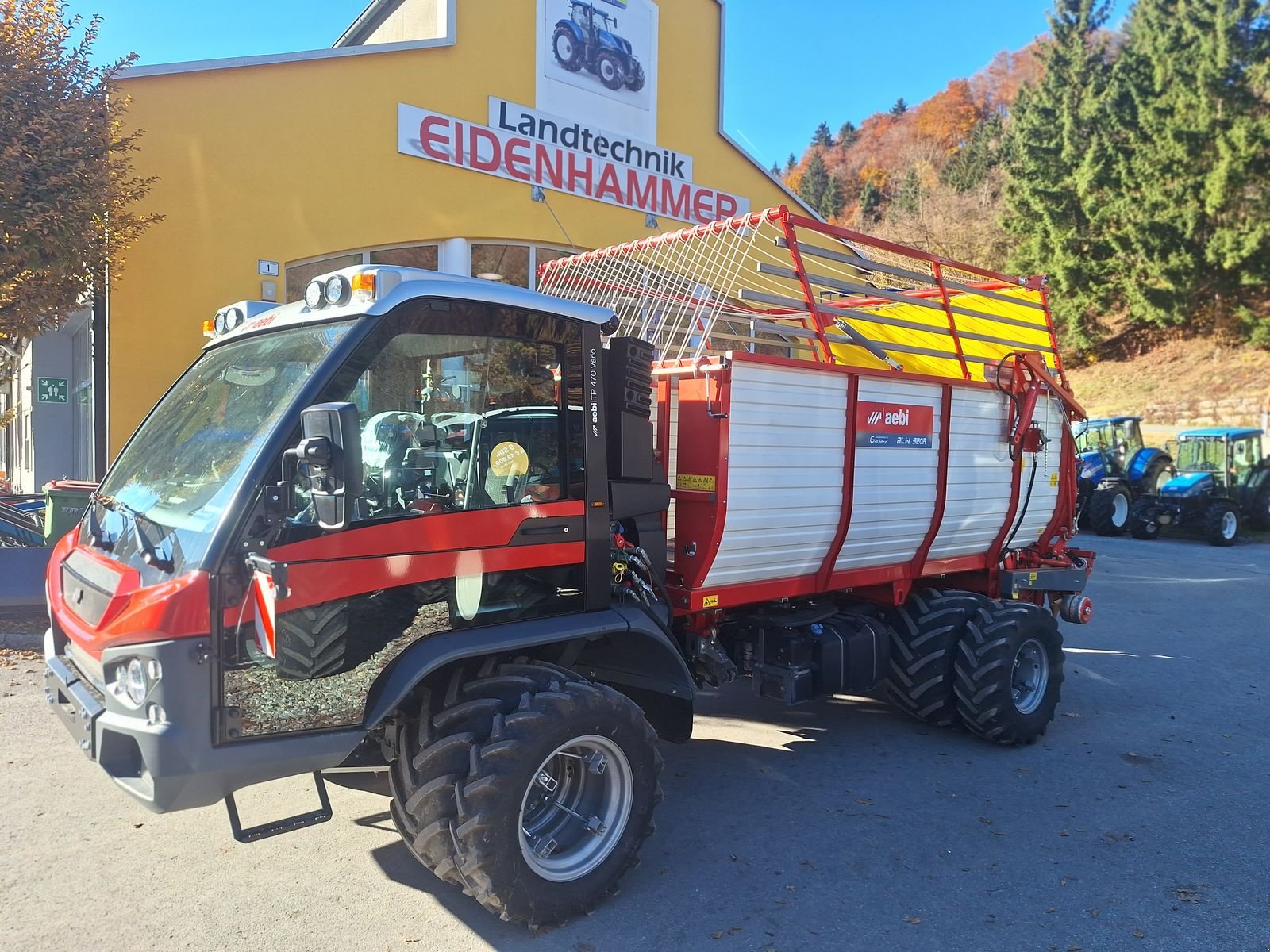 Transportfahrzeug Türe ait Aebi TP 470, Neumaschine içinde Burgkirchen (resim 1)