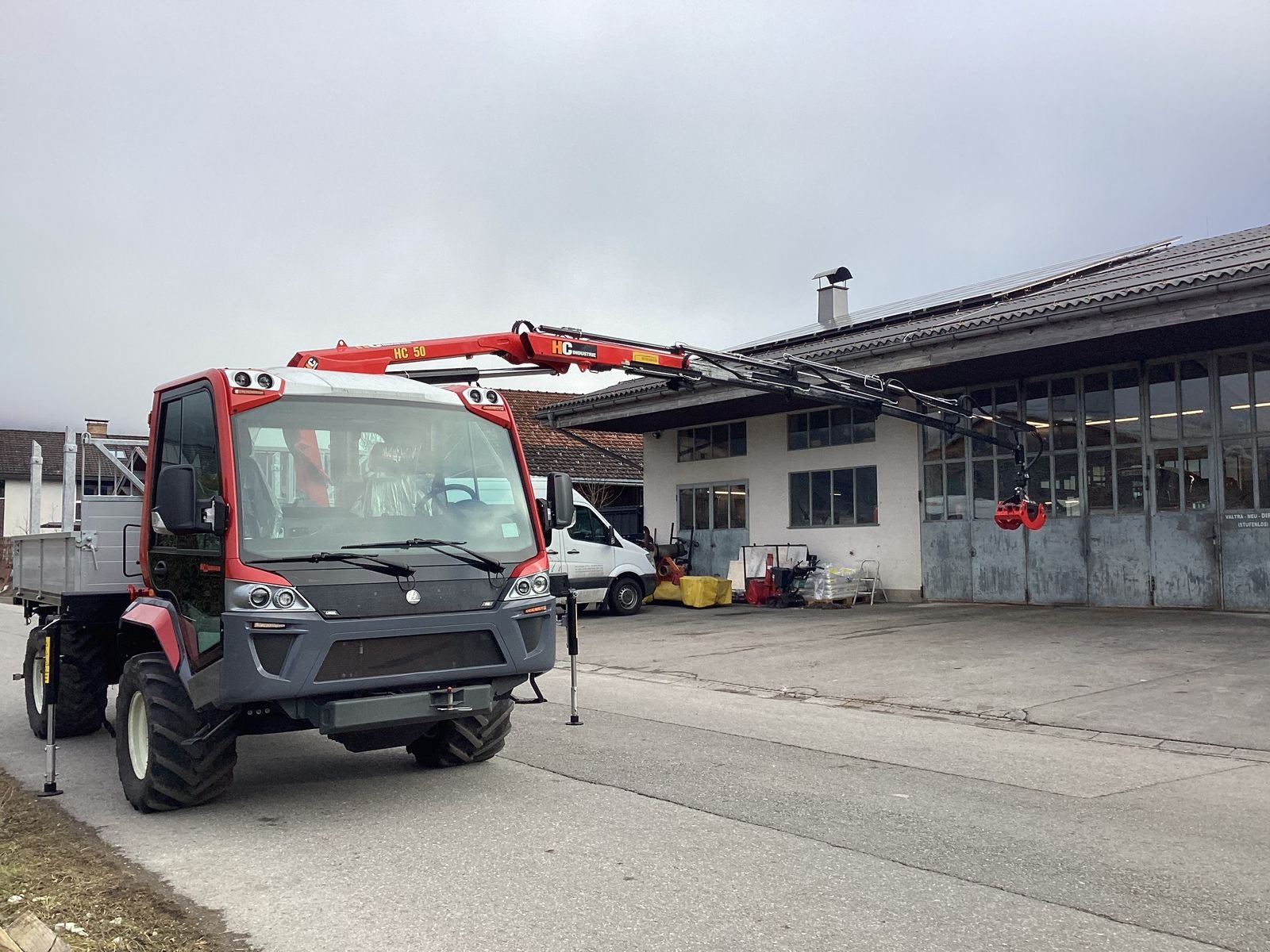 Transportfahrzeug tipa Lindner ++ Dreiseitenkipper, Ladekran, Greifer, Funk++, Gebrauchtmaschine u Bezau (Slika 15)