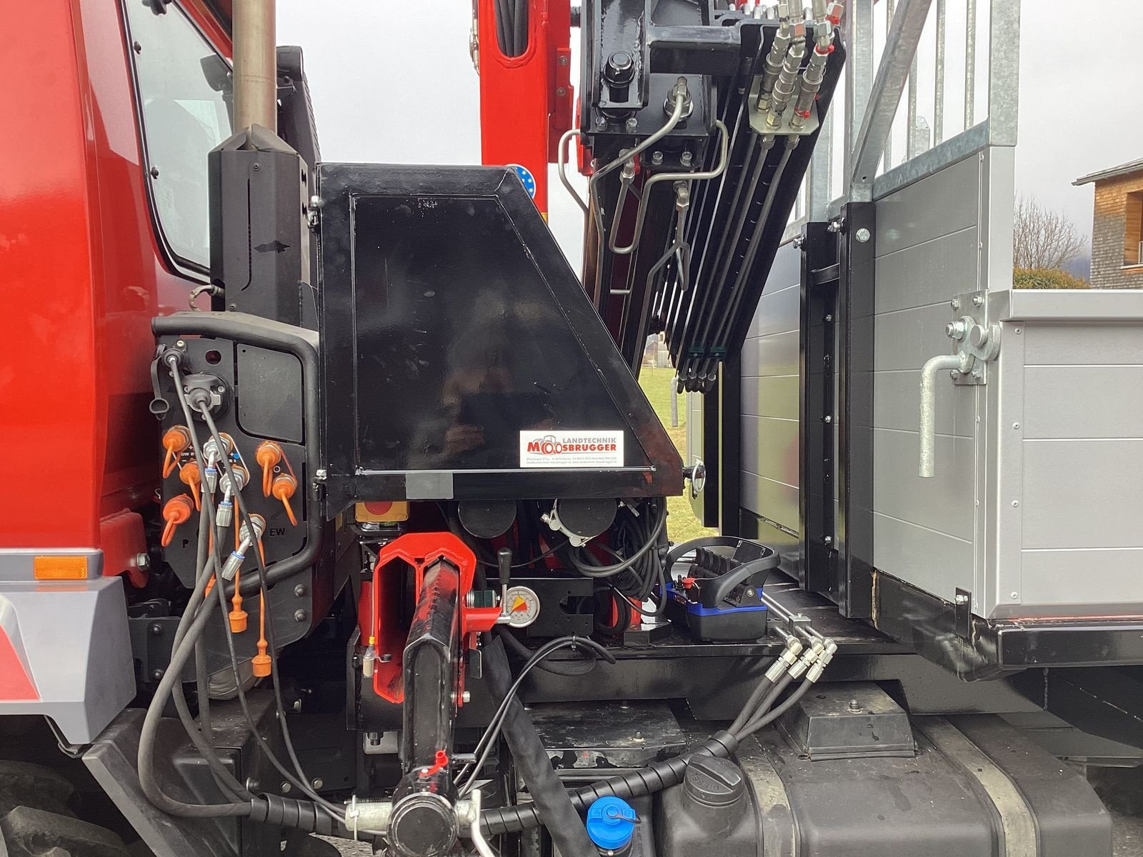 Transportfahrzeug tipa Lindner ++ Dreiseitenkipper, Ladekran, Greifer, Funk++, Gebrauchtmaschine u Bezau (Slika 12)