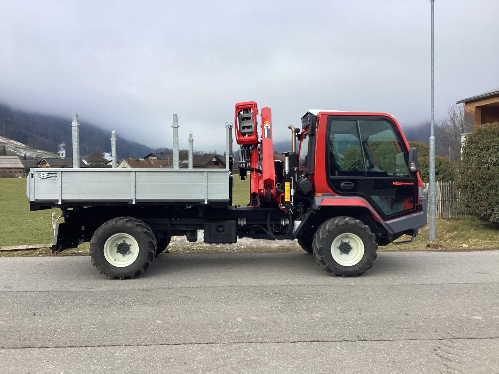 Transportfahrzeug tipa Lindner ++ Dreiseitenkipper, Ladekran, Greifer, Funk++, Gebrauchtmaschine u Bezau (Slika 13)