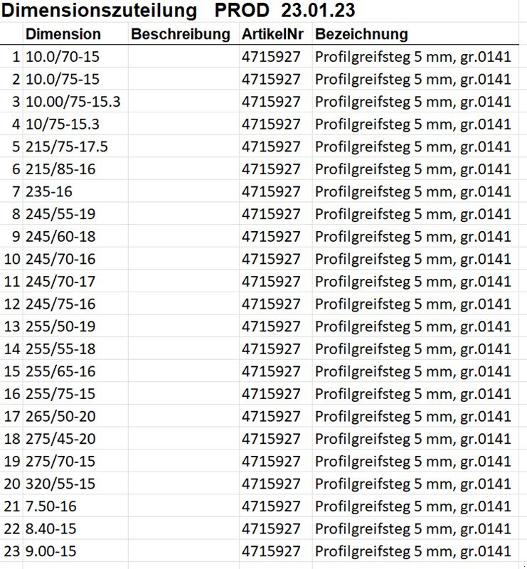 Transportfahrzeug des Typs Sonstige 255/65 R17 Schneeketten, Neumaschine in Chur (Bild 5)