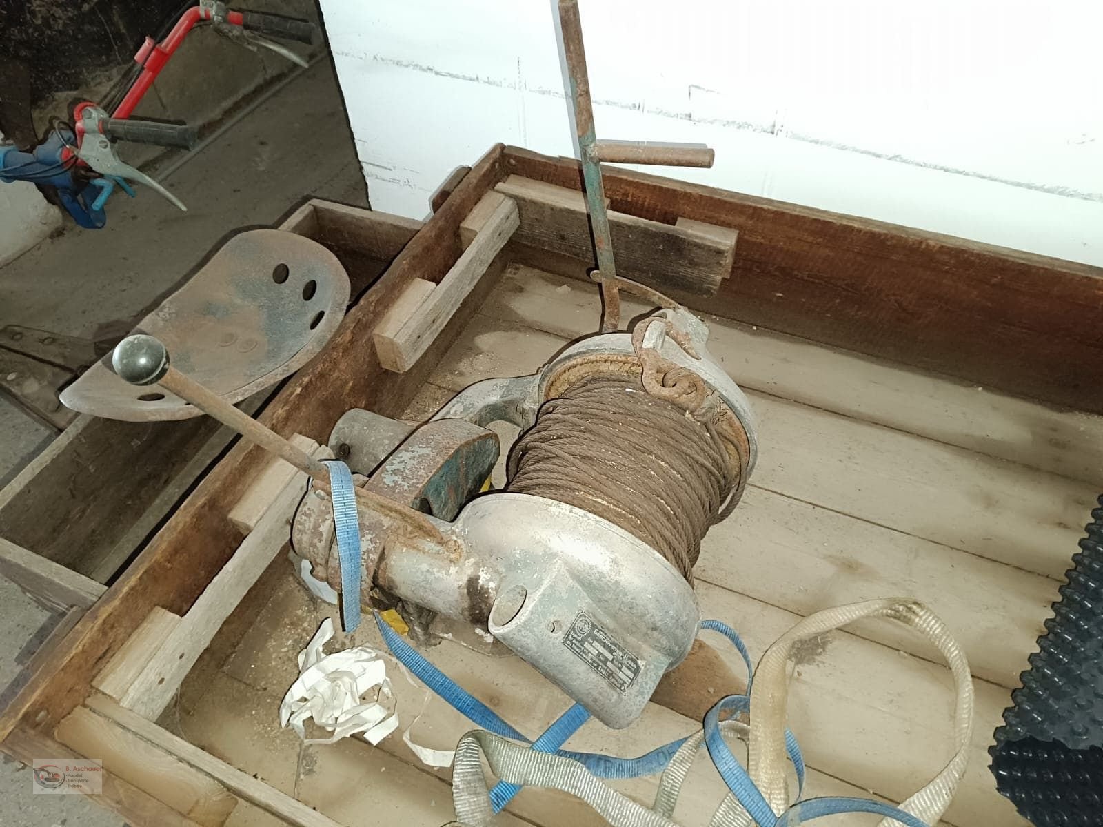 Transportfahrzeug Türe ait Sonstige Vogel & Noot Einachsschlepper mit Anhänger, Gebrauchtmaschine içinde Dimbach (resim 4)