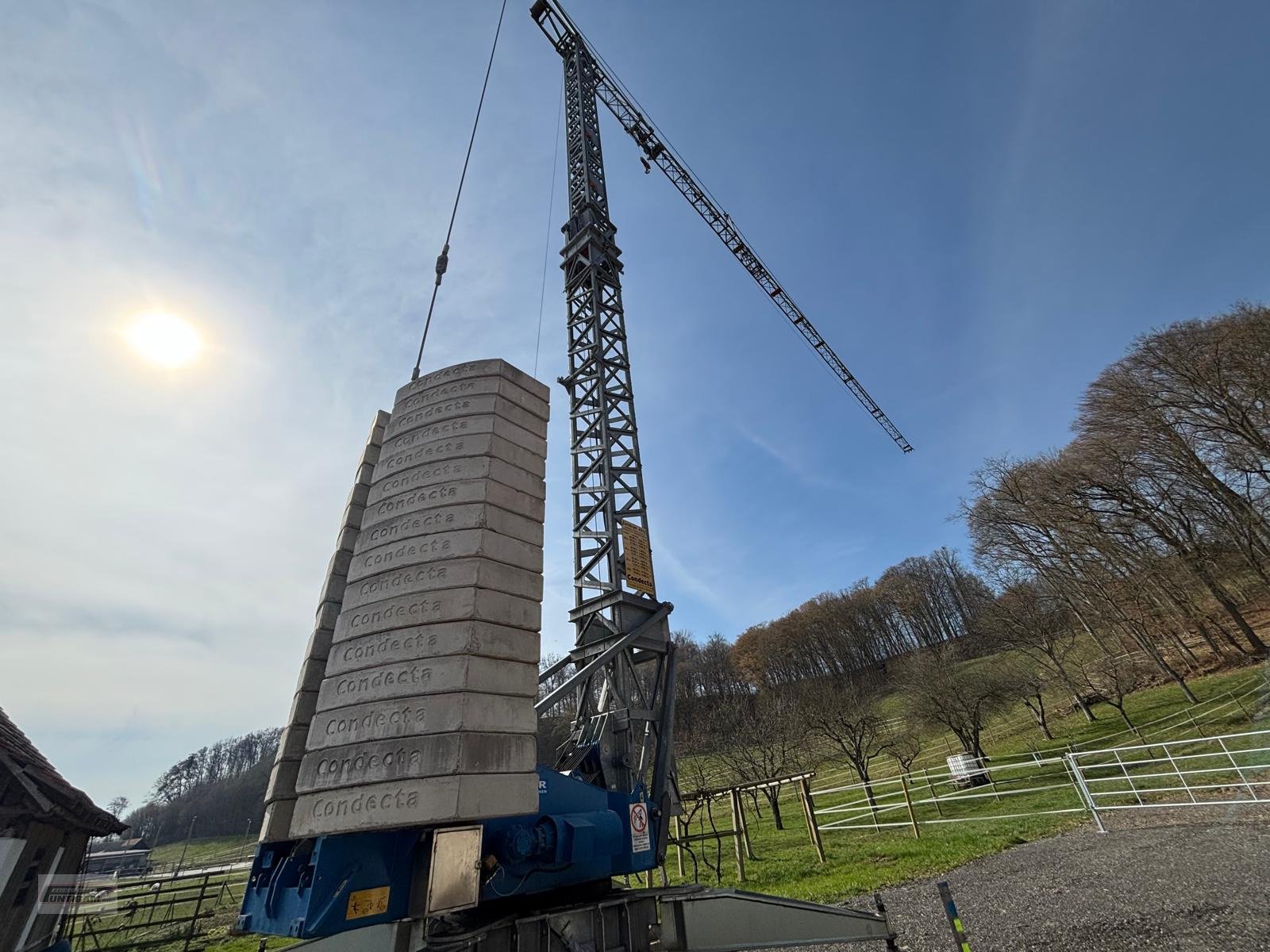 Turmdrehkran des Typs Condecta 4312, Gebrauchtmaschine in Deutsch - Goritz (Bild 2)