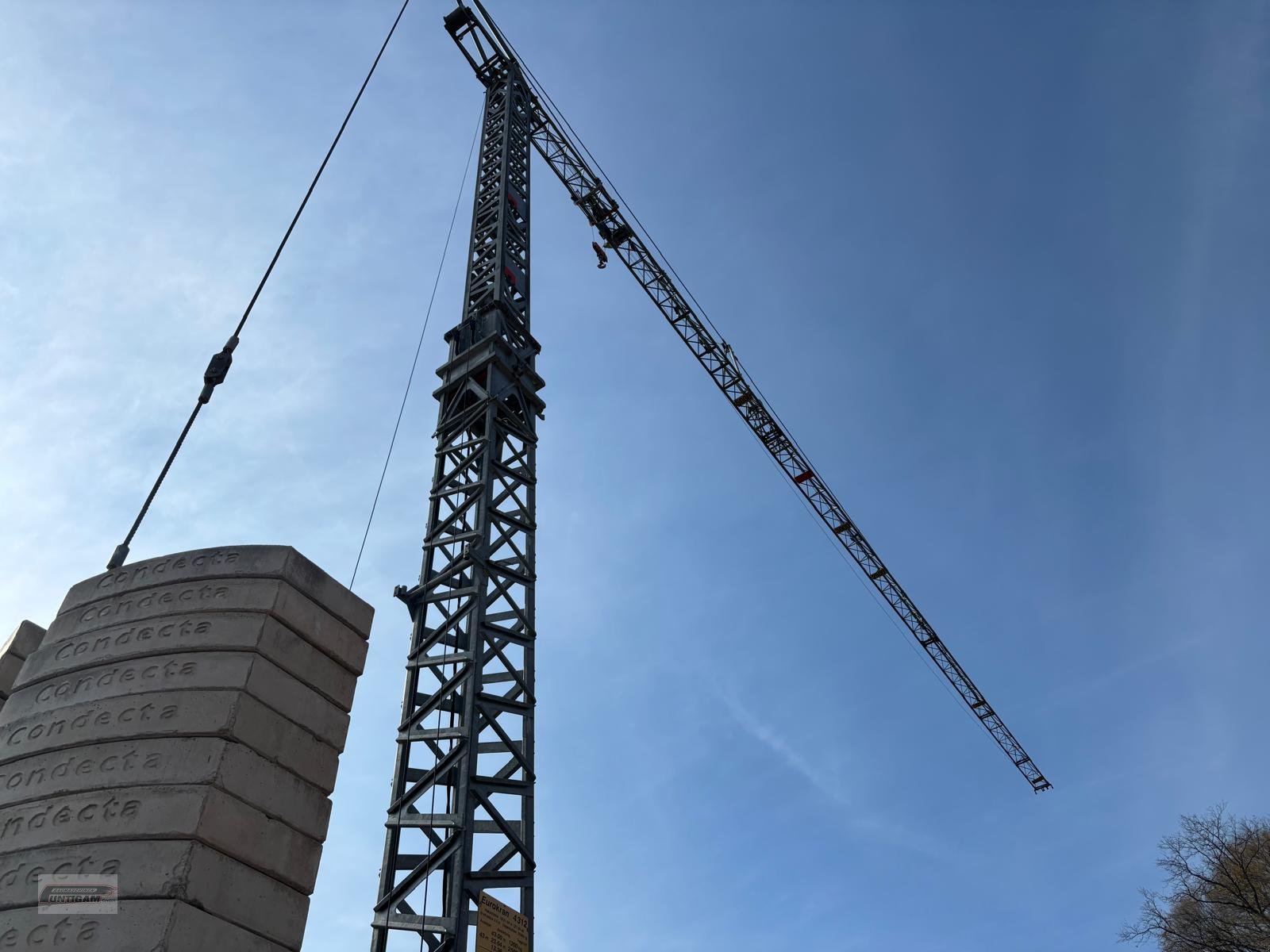 Turmdrehkran des Typs Condecta 4312, Gebrauchtmaschine in Deutsch - Goritz (Bild 3)