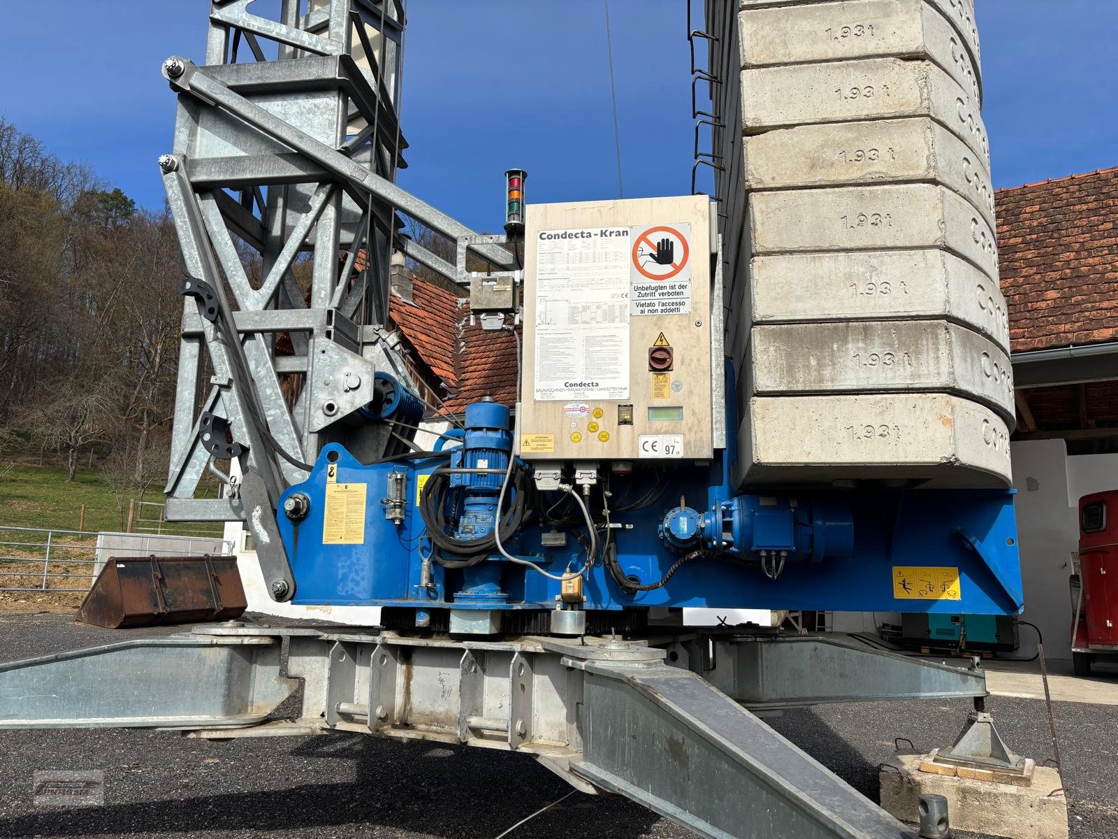 Turmdrehkran des Typs Condecta 4312, Gebrauchtmaschine in Deutsch - Goritz (Bild 7)