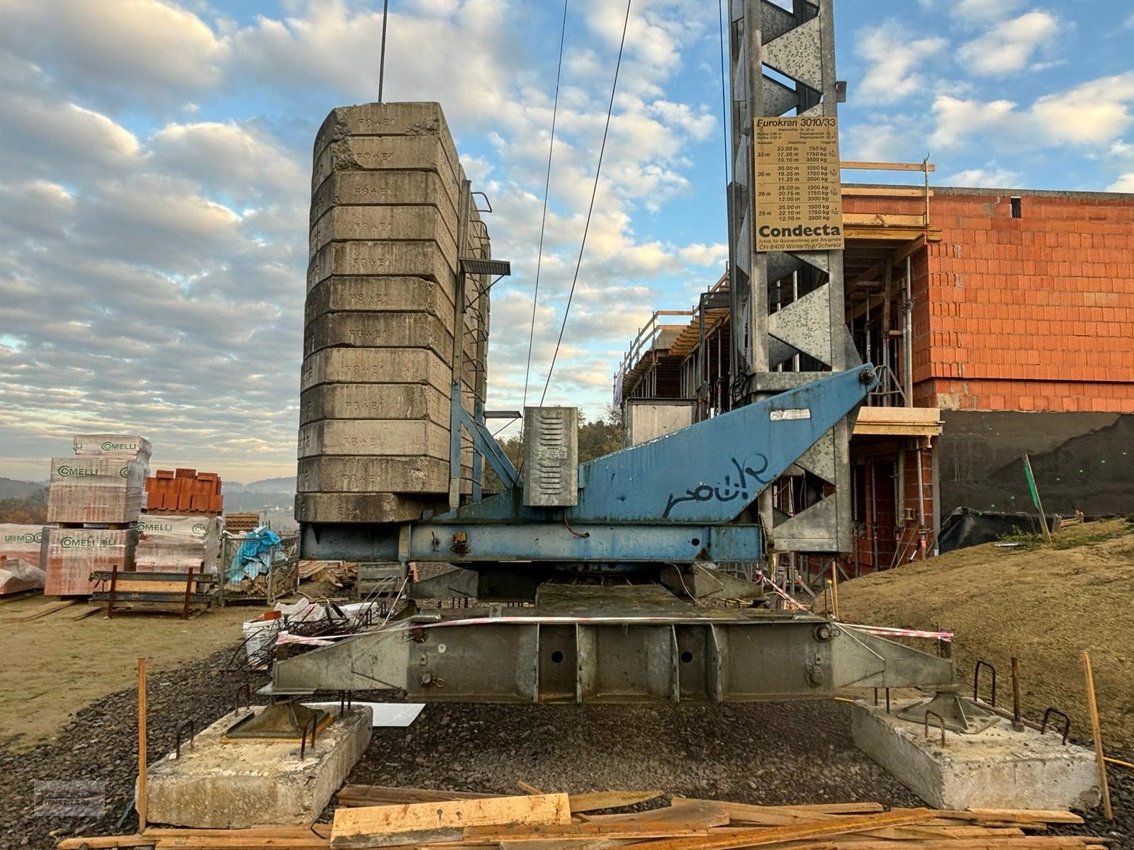 Turmdrehkran des Typs Condecta Euro 3010/33, Gebrauchtmaschine in Deutsch - Goritz (Bild 5)