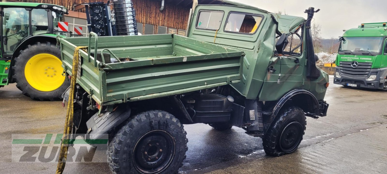 Unimog Türe ait Benz 424 U1200, Gebrauchtmaschine içinde Aalen-Attenhofen (resim 7)