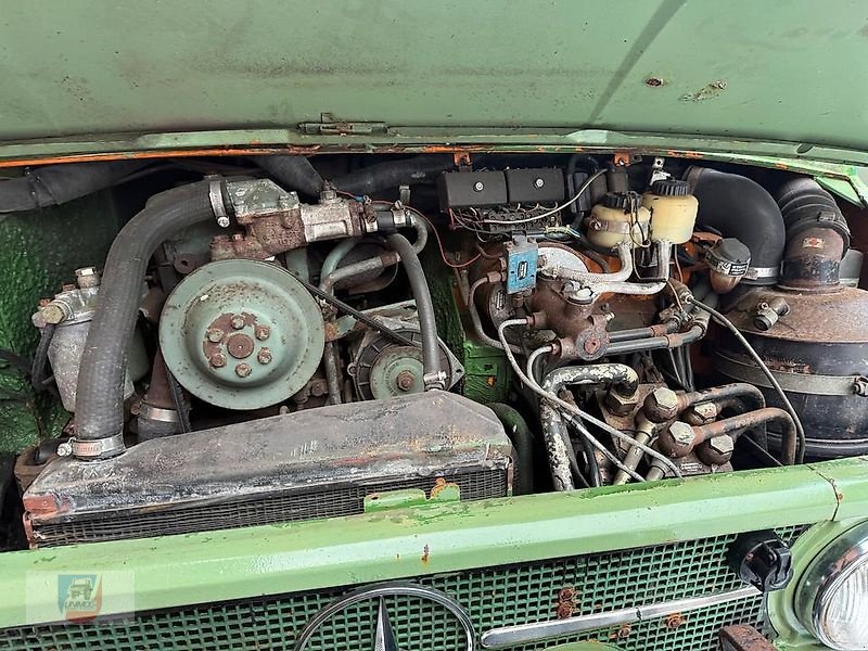 Unimog tip Mercedes-Benz 406 Seilwinde Kran Atlas AK3006 BJ79 H-Gutachten 19%MwSt, Gebrauchtmaschine in Fitzen (Poză 4)