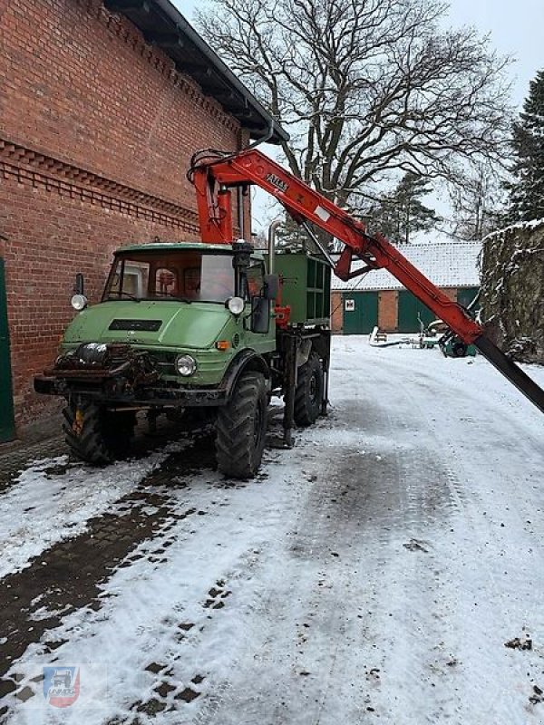 Unimog tip Mercedes-Benz 406 Seilwinde Kran Atlas AK3006 BJ79 H-Gutachten 19%MwSt, Gebrauchtmaschine in Fitzen (Poză 9)