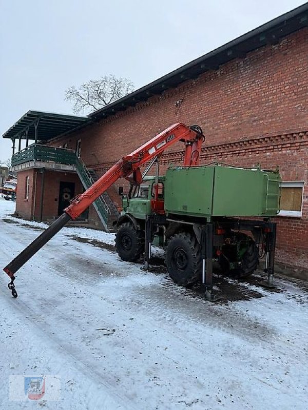 Unimog tip Mercedes-Benz 406 Seilwinde Kran Atlas AK3006 BJ79 H-Gutachten 19%MwSt, Gebrauchtmaschine in Fitzen (Poză 11)