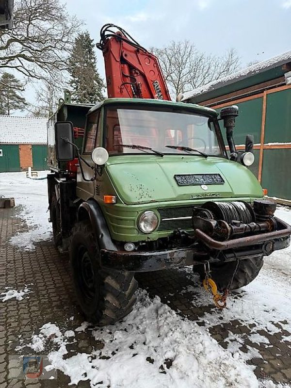 Unimog tip Mercedes-Benz 406 Seilwinde Kran Atlas AK3006 BJ79 H-Gutachten 19%MwSt, Gebrauchtmaschine in Fitzen (Poză 15)