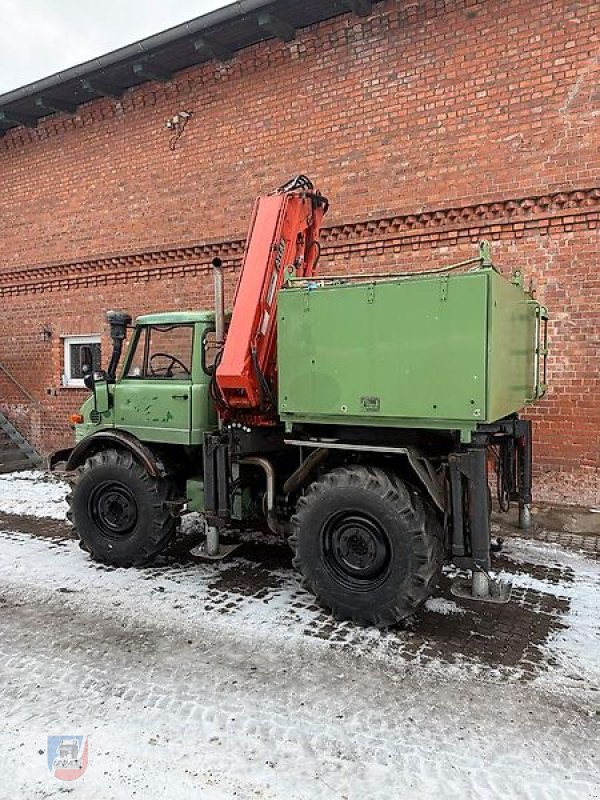 Unimog tip Mercedes-Benz 406 Seilwinde Kran Atlas AK3006 BJ79 H-Gutachten 19%MwSt, Gebrauchtmaschine in Fitzen (Poză 14)