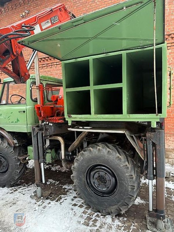 Unimog tip Mercedes-Benz 406 Seilwinde Kran Atlas AK3006 BJ79 H-Gutachten 19%MwSt, Gebrauchtmaschine in Fitzen (Poză 8)