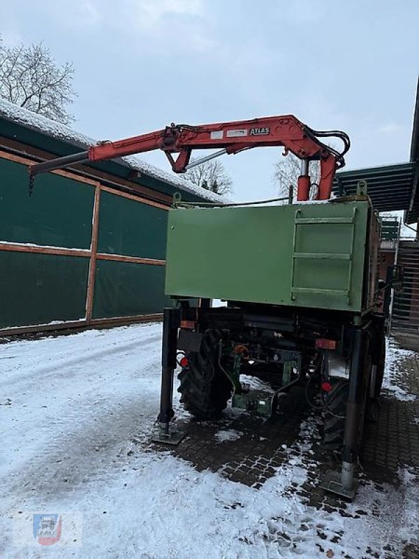 Unimog tip Mercedes-Benz 406 Seilwinde Kran Atlas AK3006 BJ79 H-Gutachten 19%MwSt, Gebrauchtmaschine in Fitzen (Poză 18)