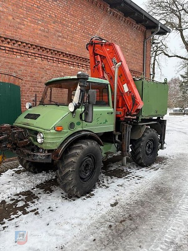 Unimog tip Mercedes-Benz 406 Seilwinde Kran Atlas AK3006 BJ79 H-Gutachten 19%MwSt, Gebrauchtmaschine in Fitzen (Poză 13)