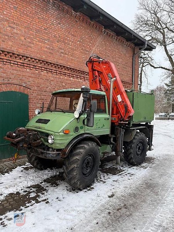 Unimog tip Mercedes-Benz 406 Seilwinde Kran Atlas AK3006 BJ79 H-Gutachten 19%MwSt, Gebrauchtmaschine in Fitzen (Poză 1)